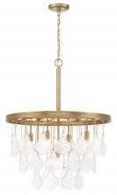  P981SB5 - Vesi 5 Light Pendant in Satin Brass