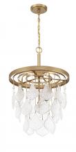  P980SB4 - Vesi 4 Light Pendant in Satin Brass