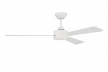 Craftmade PRV52MWW3 - 52" Provision Indoor/Outdoor (Damp) in Matte White w/ White Blades