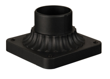  Z200-TB - Post Adapter Base for 3" Post Tops in Textured Black