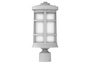 Craftmade ZA2315-TW - Resilience 1 Light Outdoor Post Mount in Textured White