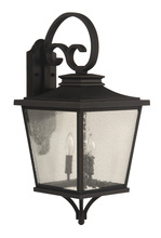 Craftmade ZA2924-DBG - Tillman 3 Light Large Outdoor Wall Lantern in Dark Bronze Gilded