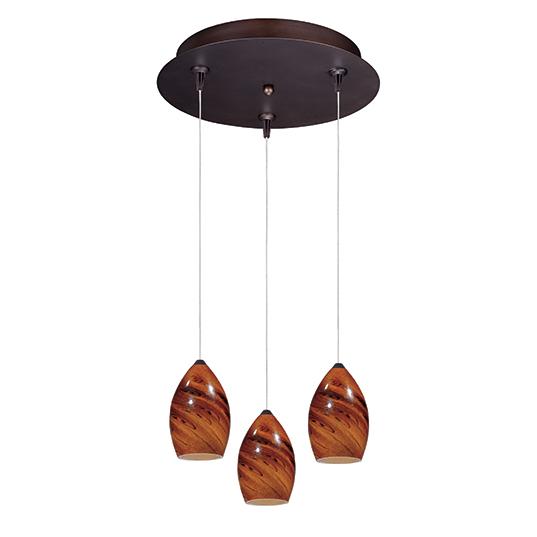 Minx 3-Light RapidJack Pendant and Canopy