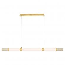  E11056-01TVGLD - Travertine-Linear Pendant